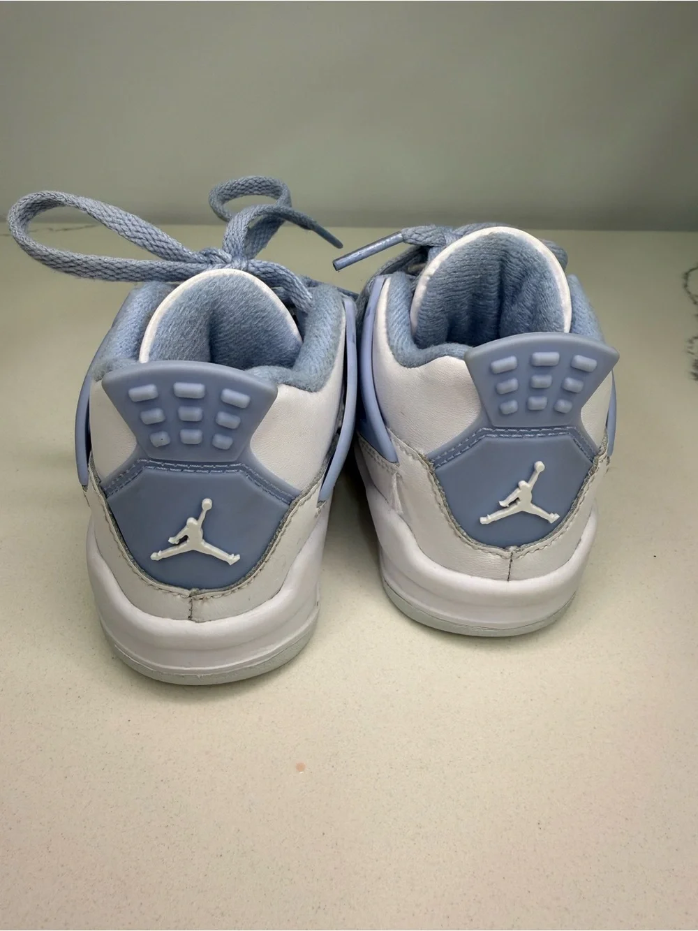 Nike Air Jordan 4 Retro Td 6C White Aluminum Blue Tint